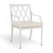 Grayson Dining Chair Cushion - Resort Stripe Melon - Frontgate