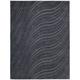 Gray 72 x 48 x 0.5 in Area Rug - Orren Ellis Roby Charcoal Area Rug Polypropylene/Viscose/Wool | 72 H x 48 W x 0.5 D in | Wayfair