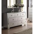 Rosdorf Park Hester 7 Drawer Dresser Wood in Brown/Gray | 34 H x 57 W x 15 D in | Wayfair 419D6B8C398A438FBA816F4EC840FDAE