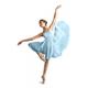 Capezio Camisole Empire Dress Dance Costume, Elegant Dance Costumes With Leotard & Flowing Georgette Skirt, Sleeveless Dress For Women, Ideal For Lyrical & Ballet Dance - Light Blue, L (Large)
