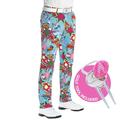 Royal & Awesome Partoon Golf Trousers For Men Slim Fit, Men's Golf Trousers, Funky Golf Trousers, Tapered Mens Golf Trousers