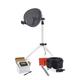 SSL Satellites 60cm Zone1 Portable Satellite Dish Kit Tripod Quad LNB & Satellite Finder - 50M Single RG6 Black - Full DIY Kit for Caravan