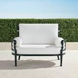 Carlisle Oversized Cuddle Lounge in Onyx Finish - Rain Melon, Standard - Frontgate