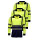 StandSafe High Visibility Two Tone Long Sleeve Polo Shirt - EN471 | HV033 (Medium, 3 Pack Yellow/Navy)