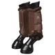 LeMieux Fleece Lined Brushing Horse Boots - Protective Gear and Training Equipment - Equine Boots, Wraps & Accessories (Brown/X-Large)