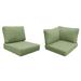 TK Classics Miami 14 Piece Outdoor Cushion Set Acrylic in Green | 6 H in | Wayfair CUSHIONS-MIAMI-07D-CILANTRO