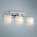 Fusion Aero 26 1/2"W Polished Chrome 3-Light Bath Light