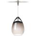 Alina 4"W Smoke and Satin Nickel LED Monorail Mini Pendant