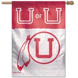 WinCraft Utah Utes 28" x 40" College Vault Single-Sided Vertical Banner