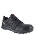 Reebok Work Sublite Cushion Work Alloy Toe - Mens 9 Black Oxford Medium