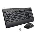 Logitech MK540 Advanced Kabellose Tastatur und Maus Combo für Windows, Spanisches QWERTY-Layout - Schwarz