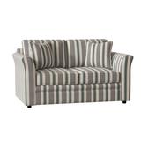 Braxton Culler Northfield 62" Flared Arm Loveseat w/ Reversible Cushions Polyester/Other Performance Fabrics in Gray | 35 H x 62 W x 38 D in | Wayfair