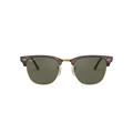 Ray-Ban Unisex Rayban Clubmaster Sunglasses, Tortoise Frame With Gold Rim and Polarized G-15 Lenses, 51 UK
