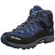 Salewa JR Alp Trainer Mid Gore-TEX, Trekking & hiking boots Unisex Kids, Blue (Dark Denim/Charcoal), 1 UK