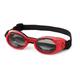 Doggles DGIL-13-XS ILS Shiny Red Frame/Smoke Lens Hundesonnenbrille, XS