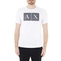 Armani Exchange Men's 8nztck T-Shirt, White (White 1100), Medium