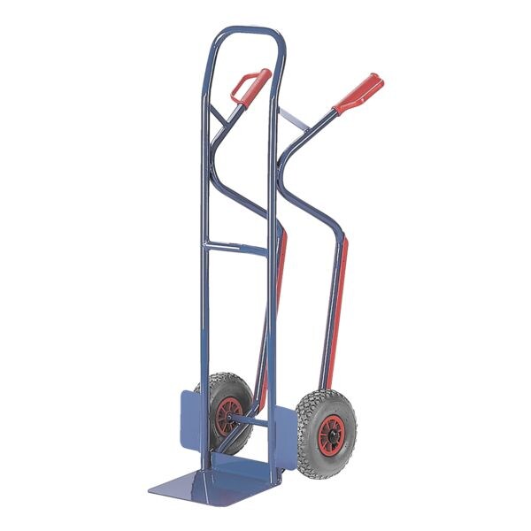 Sackkarre mit Treppenrutschkufen blau, ROLLCART, 53x130x64 cm