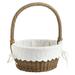 Wicker Easter Basket with Liner - Cream Scalloped - Ballard Designs Cream Scalloped - Ballard Designs