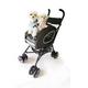 InnoPet IPS-020 Haustier-Buggy, 5-in-1-Haustier-Buggy, Hundewagen, Tragetasche, Umhängetasche, Rucksack, Trolley, Schokoladenfarben Faltbarer Haustier-Buggy für Hunde und Katzen.