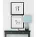 Harriet Bee 'Baby Goat' 2 Piece Framed Print Set Wood/Canvas/Paper in Black/Brown/White | 16 H x 16 W in | Wayfair A4B388A40B024D53BE1A4370B358C0F1