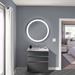 Robern Vitality Lighted Modern & Contemporary Bathroom/Vanity Mirror Metal | 40 H x 40 W x 1.75 D in | Wayfair YM0040CPFPD3