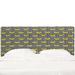 Wrought Studio™ Eakes Seam Panel Headboard Upholstered/Metal/Linen/Cotton in Black | 51 H x 56 W x 4 D in | Wayfair