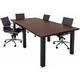 Conference Tables w/Square Black Legs In Several Colors 6' to 16' Long. 6' x 4' Size-See