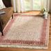 Red/White 72 W in Area Rug - Safavieh Royal Kerman Floral Hand-Knotted Wool Ivory/Red Area Rug Wool | Wayfair RK13A-6