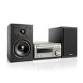 Denon D-M 41 Kompaktes HiFi-System mit 2 x 30 Watt Ausgangsleistung Premium-Silber/Schwarz, Bluetooth, AAC,SBC