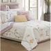 August Grove® Goodrow Beige Microfiber Modern & Contemporary 2 Piece Quilt Set Polyester/Polyfill/Microfiber in White | Wayfair