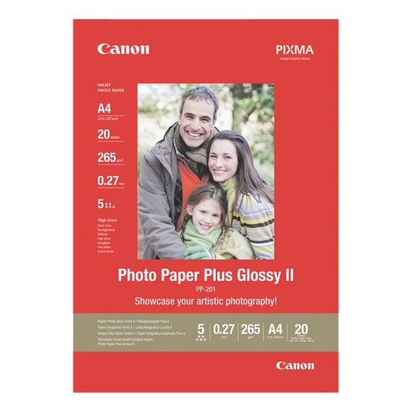 Canon Fotopapier »Glossy Plus II« A4 20 Blatt weiß Image
