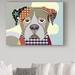 Trademark Fine Art Lanre Adefioye Boxer Dog by Lanre Adefioye - Wrapped Canvas Graphic Art Print Canvas in Black/Brown/Gray | Wayfair