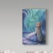 Trademark Fine Art 'Aurora Bunny' Graphic Art Print on Wrapped Canvas Metal in Blue/Gray/Green | 32 H x 22 W x 2 D in | Wayfair ALI30967-C2232GG