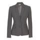 Busy Women's Office Suit Jacket Blazer Grey 26