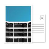 Texas Rangers Globe Life Park 5-Pack Minimalist Postcard Set