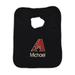 Infant Black Arizona Diamondbacks Personalized Bib