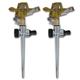 vidaXL Impulse Sprinklers Garden Watering Zinc Metal Spike 2 pcs