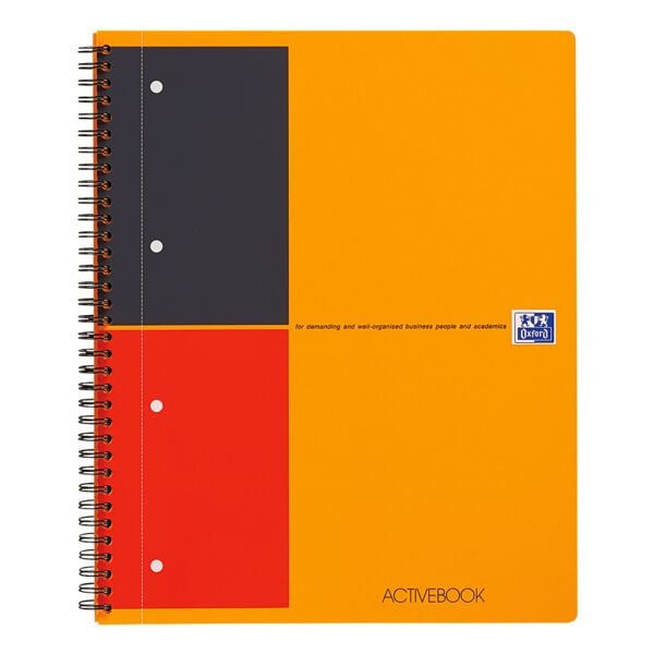 Oxford Business Collegeblock »International Activebook« A4+ liniert schwarz Image