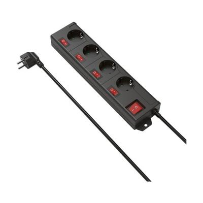 Hama 4-fach Steckdosenleiste »4+1« schwarz, 33x5x7.5 cm