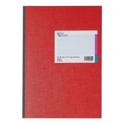 Geschäftsbuch »Kartoneinband« - kariert grau, König & Ebhardt, 21x29.7 cm