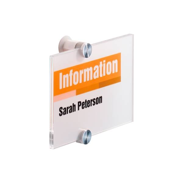 Durable Türschild »Crystal Sign 482119« transparent, 14.8x10.5 cm Image