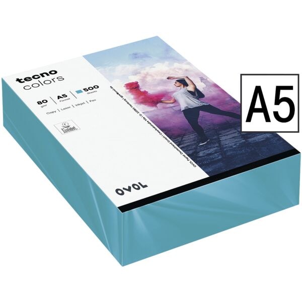 tecno Farbige Papiere »tecno Colors« blau Image
