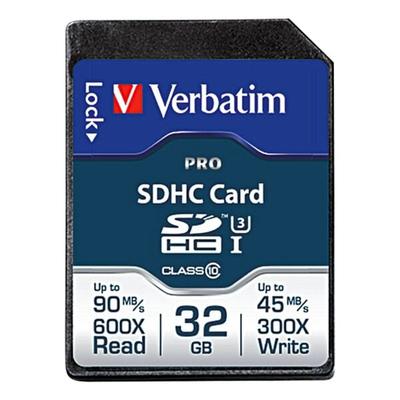 SDHC-Speicherkarte »Pro U3 32GB«, Verbatim, 2.4x3.2x0.21 cm