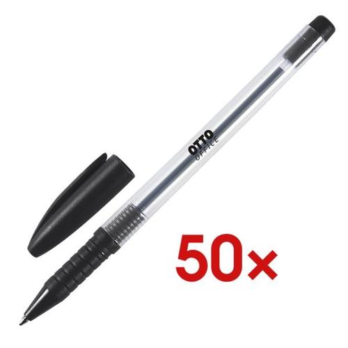 50er-Pack Einwegkugelschreiber »Eco Stick« schwarz, OTTO Office Budget