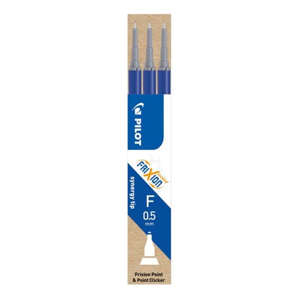 Pilot 3er-Pack Ersatzminen für Tintenroller »Frixion Point« blau Image