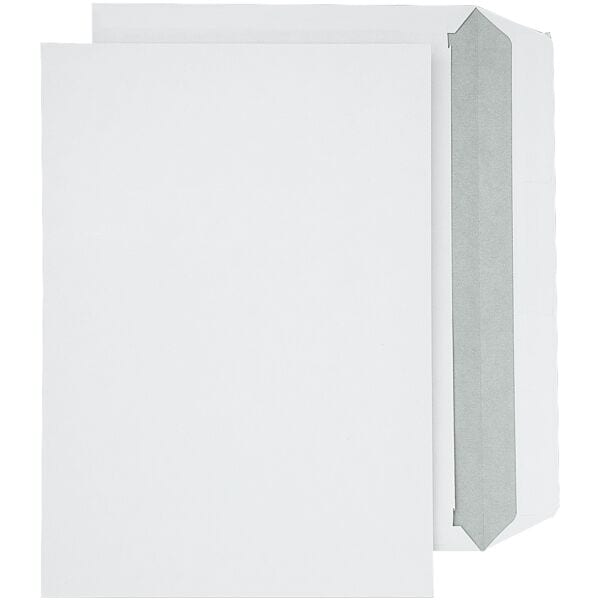 BONG 500 Briefumschläge C4 ohne Fenster, Haftklebung weiß, 22.9x32.4 cm