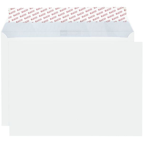 ELCO 250 Versandtaschen C4 ohne Fenster weiß, 32.4x22.9 cm