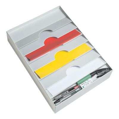 Sortiereinsatz grau, Paperflow, 32.7x9.2x45.7 cm