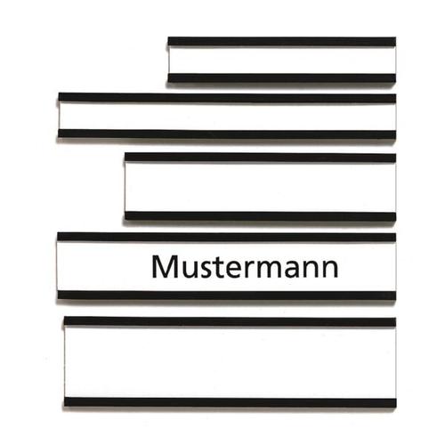 Namensschilder / Fenstermagnete »C125« braun, Franken, 6×1.5 cm