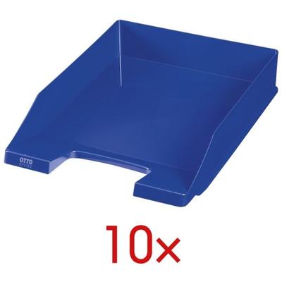OTTO Office 10x Briefablage »Economy« blau, 25.5x6.5x34.8 cm